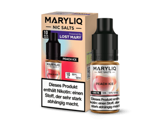 MARYLIQ - Peach Ice - 10mg/ml Nikotinsalz