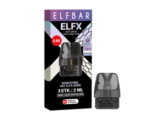 Elfbar Elfx - Leerpod 0.6 Ohm 3er Pack