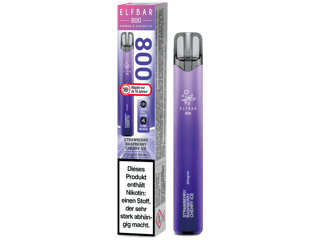 Elfbar 800 - Strawberry Raspberry Cherry Ice