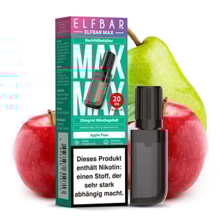 Elfbar MAX 10ml Refill Container - Apple Pear