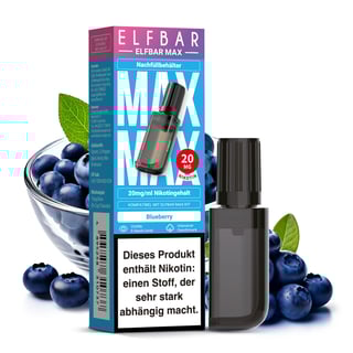 Elfbar MAX 10ml Refill Container - Blueberry