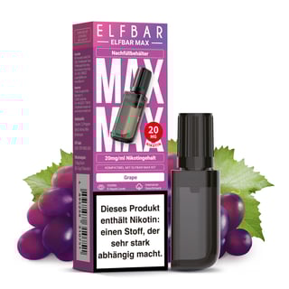 Elfbar MAX 10ml Refill Container - Grape