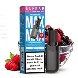 Elfbar MAX 10ml Refill Container - Triple Berry