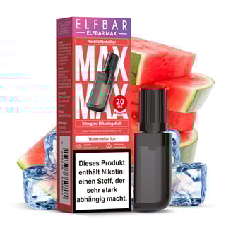 Elfbar MAX 10ml Refill Container - Watermelon Ice