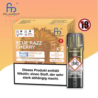 RandM Tornado Pods - Blue Razz Cherry (2er Pack)