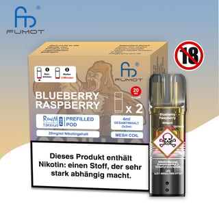 RandM Tornado Pods - Blueberry Raspberry (2er Pack)