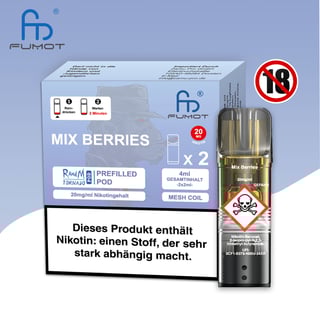 RandM Tornado Pods - Mix Berries (2er Pack)