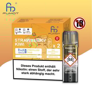 RandM Tornado Pods - Strawberry Kiwi (2er Pack)