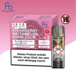 RandM Tornado Pods - Strawberry Watermelon Bubblegum (2er Pack)