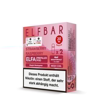ELFA - Strawberry Raspberry 20mg/ml (Auslaufartikel)