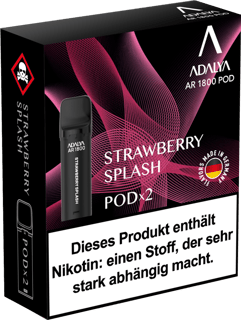 Adalya Alpha Pod - Strawberry Splash (2er Pack)