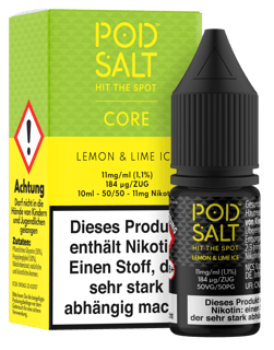 Pod Salt Core Serie - Lemon &amp; Lime Ice 11mg/ml Nikotinsalz