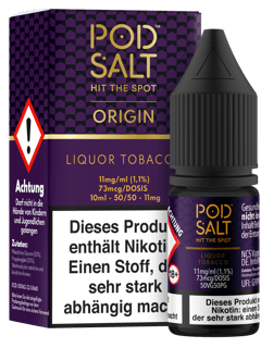 Pod Salt Origin Serie - Liqour Tobacco 11mg/ml