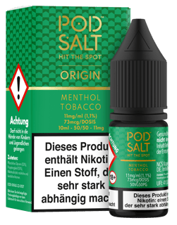 Pod Salt Origin Serie - Menthol Tobacco 11mg/ml