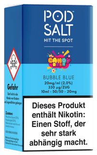 Pod Salt Fusion Serie - Bubble Blue 20mg/ml