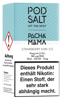Pod Salt Fusion Serie - Strawberry Kiwi Ice 11mg/ml