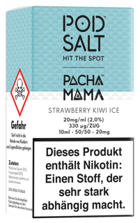 Pod Salt Fusion Serie - Strawberry Kiwi Ice 20mg/ml