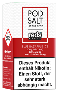 Pod Salt Fusion Serie - Blue Razapple Ice 20mg/ml