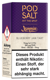 Pod Salt Fusion Serie - Blueberry Jam Tart 11mg/ml