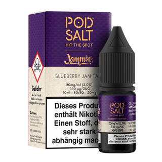 Pod Salt Fusion Serie - Blueberry Jam Tart 20mg/ml