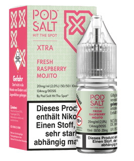 Pod Salt Xtra Serie - Fresh Raspberry Mojito 20mg/ml