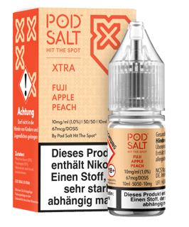 Pod Salt Xtra Serie - Fuji Apple Peach 10mg/ml