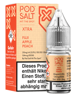 Pod Salt Xtra Serie - Fuji Apple Peach 20mg/ml