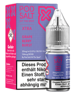 Pod Salt Xtra Serie - Grape Berry Burst 20mg/ml