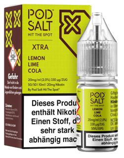 Pod Salt Xtra Serie - Lemon Lime Cola 20mg/ml