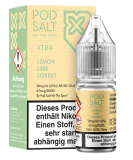 Pod Salt Xtra Serie - Lemon Lime Sorbet 10mg/ml
