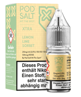 Pod Salt Xtra Serie - Lemon Lime Sorbet 20mg/ml