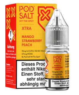 Pod Salt Xtra Serie - Mango Strawberry Peach 10mg/ml