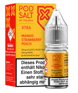 Pod Salt Xtra Serie - Mango Strawberry Peach 20mg/ml