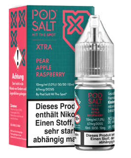 Pod Salt Xtra Serie - Pear Apple Raspberry 10mg/ml