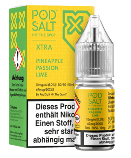 Pod Salt Xtra Serie - Pineapple Passion Lime 10mg/ml
