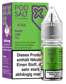Pod Salt Xtra Serie - Berry Lime Ice 10mg/ml
