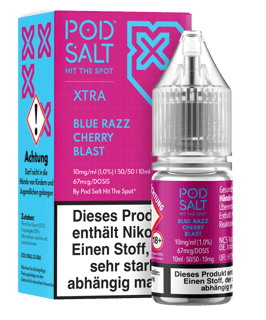 Pod Salt Xtra Serie - Blue Razz Cherry Blast 10mg/ml