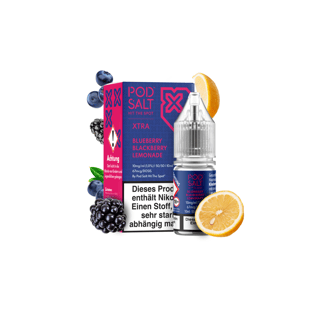 Pod Salt Xtra Serie - Blueberry Blackberry Lemonade 10mg/ml