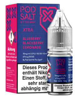 Pod Salt Xtra Serie - Blueberry Blackberry Lemonade 10mg/ml