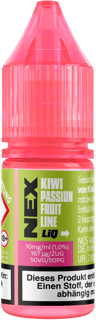 NexLiq NicSalts - Kiwi Passionfruit Lime 10mg/ml