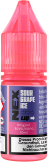 NexLiq NicSalts - Sour Grape Ice Nikotinfrei