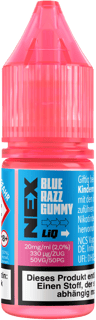 NexLiq NicSalts - Blue Razz Gummy 20mg/ml