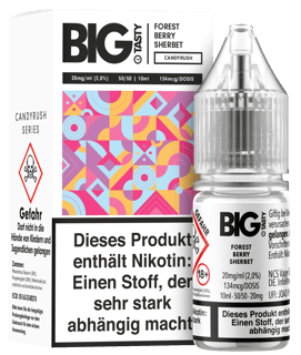 Big Tasty NicSalts - Forest Berry Sherbet 20mg/ml