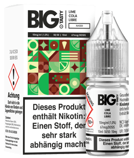Big Tasty NicSalts - Lime Cola Libre 10mg/ml