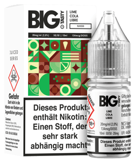 Big Tasty NicSalts - Lime Cola Libre 20mg/ml