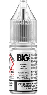 Big Tasty NicSalts - Midnight Berry Colada 10mg/ml
