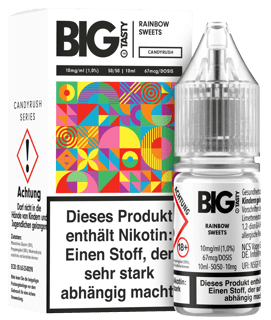 Big Tasty NicSalts - Rainbow Sweets 10mg/ml