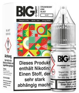 Big Tasty NicSalts - Strawberry Kiwi Blast 10mg/ml