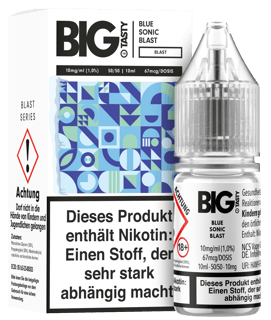 Big Tasty NicSalts - Blue Sonic Blast 10mg/ml