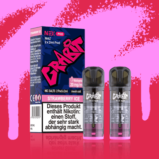 GRABIT Nex Pod - Strawberry Ice (2er Pack)